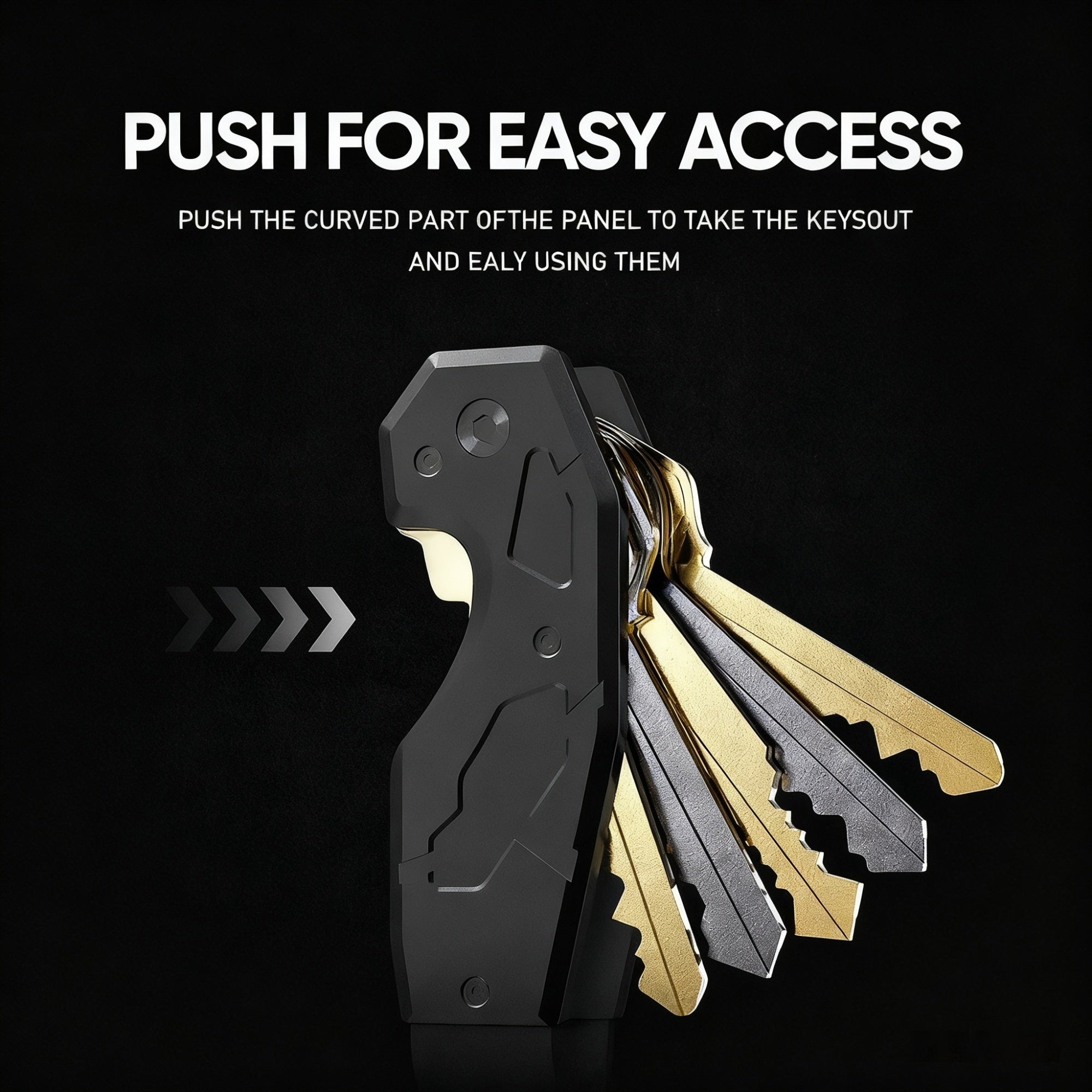 Aluminum alloy key organizer