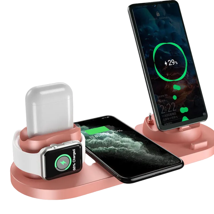 6 In 1 Fast Charging Dock Station for IPhone